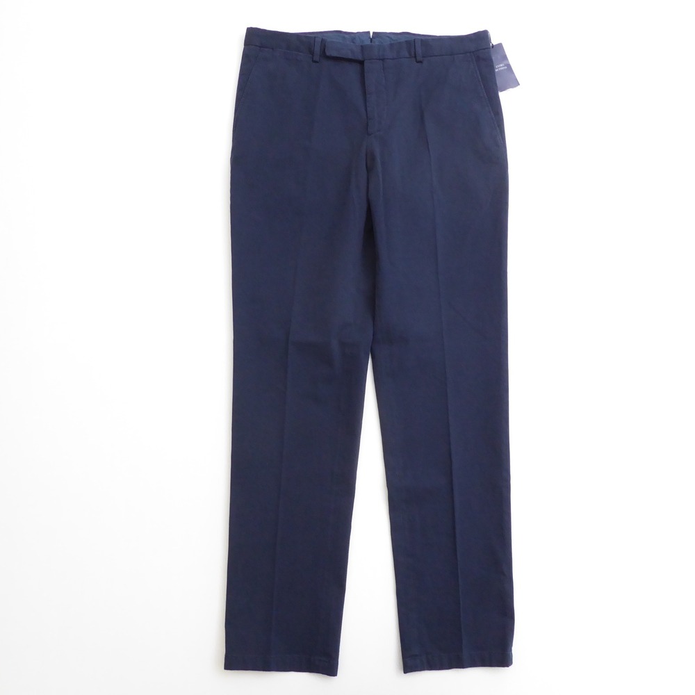 Polo Ralph Lauren Mens Garment-Dyed Chino Suit Trouser Pants Blue Classics 38X34